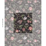 JOSEPHINE Fabric – NOIR | Schumacher | Wallpaper Twins JOSEPHINE fabric NOIR color by Schumacher