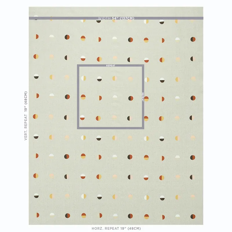 JOSHUA TREE Fabric – DESERT MOONS | Schumacher | Wallpaper T JOSHUA TREE fabric DESERT MOONS color by Schumacher