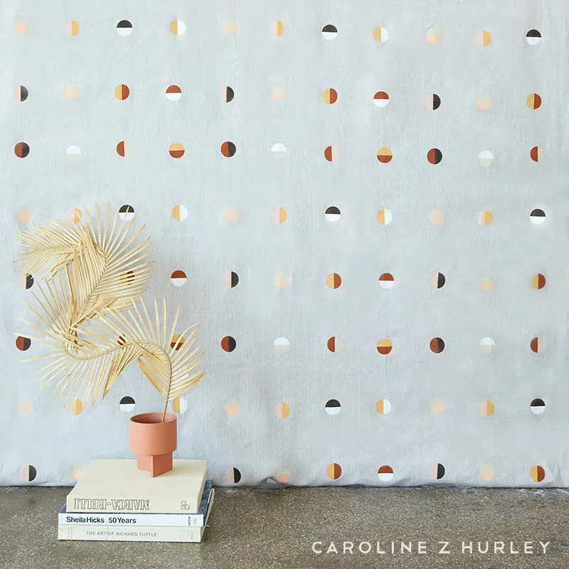 JOSHUA TREE Fabric – DESERT MOONS | Schumacher | Wallpaper T JOSHUA TREE fabric DESERT MOONS color by Schumacher
