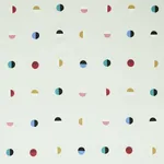 JOSHUA TREE Fabric – MULTI MOONS ON IVORY | Schumacher | Wal JOSHUA TREE fabric MULTI MOONS ON IVORY color by Schumacher