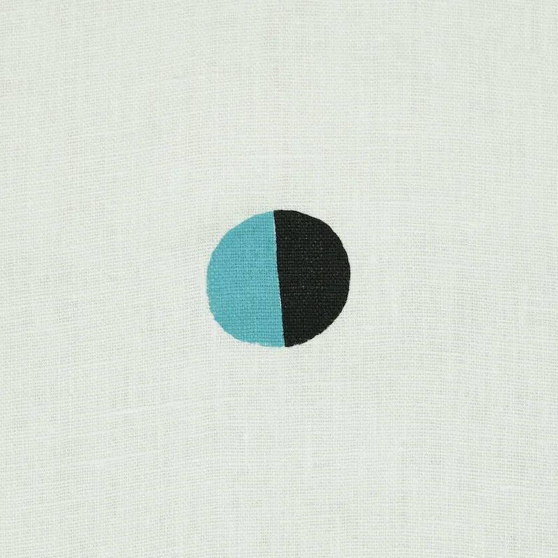 JOSHUA TREE Fabric – MULTI MOONS ON IVORY | Schumacher | Wal JOSHUA TREE fabric MULTI MOONS ON IVORY color by Schumacher