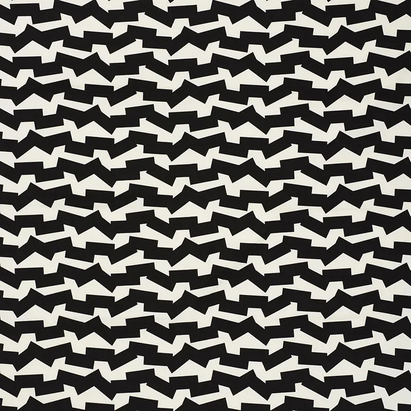 JUMBLE II INDOOR/OUTDOOR fabric BLACK color by Schumacher