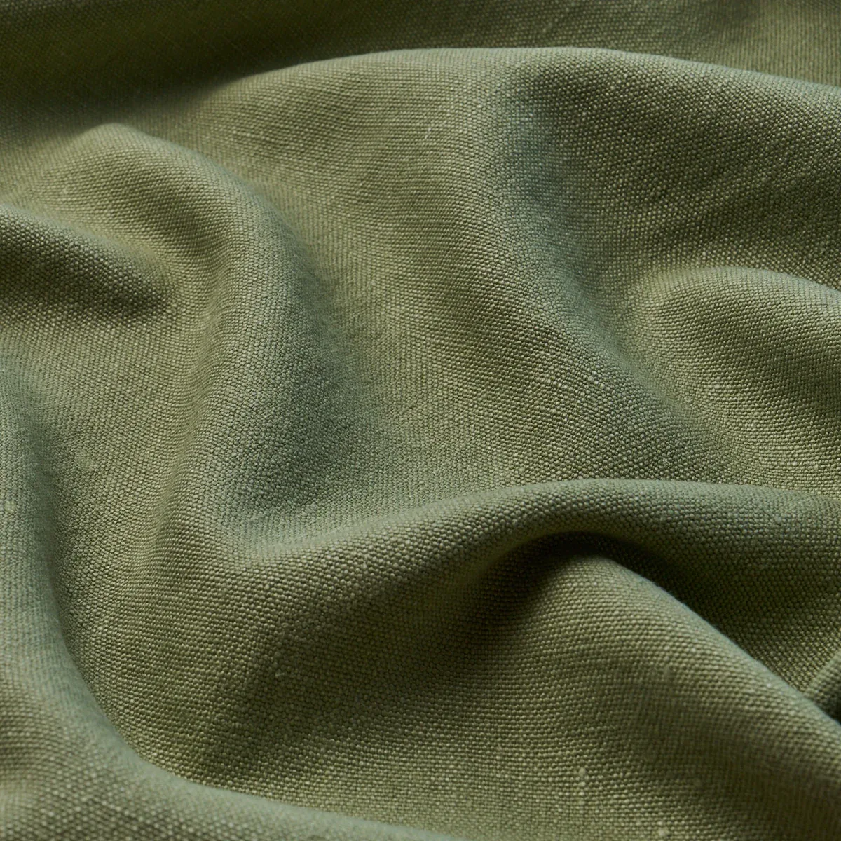 JUMI STONEWASHED LINEN fabric SAGE color by Schumacher
