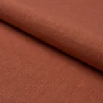 JUMI STONEWASHED LINEN Fabric – TERRACOTTA | Schumacher | Wa JUMI STONEWASHED LINEN fabric TERRACOTTA color by Schumacher