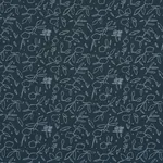 JUNGLE VINE fabric DARK BLUE color by Schumacher