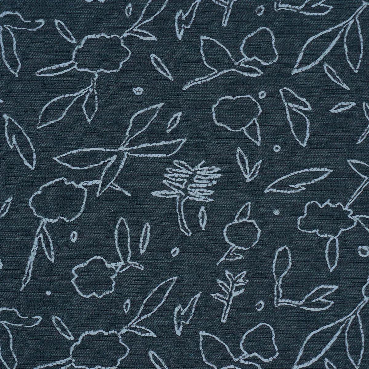 JUNGLE VINE fabric DARK BLUE color by Schumacher