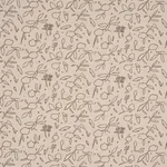 JUNGLE VINE fabric OAT color by Schumacher