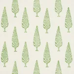 JUNIPER BLOCK PRINT Fabric – GREEN | Schumacher | Wallpaper JUNIPER BLOCK PRINT fabric GREEN color by Schumacher