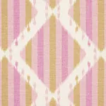 KAI STRIPED IKAT fabric PINK color by Schumacher