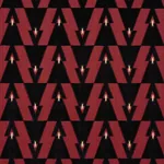 KALIDO VELVET fabric LADYBIRD color by Schumacher