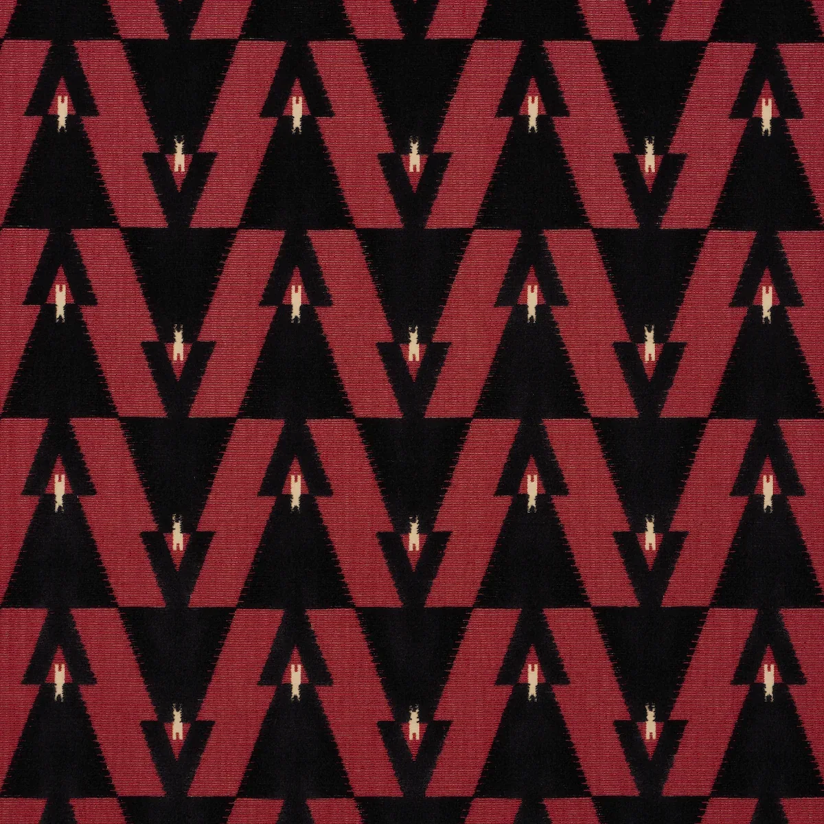 KALIDO VELVET fabric LADYBIRD color by Schumacher