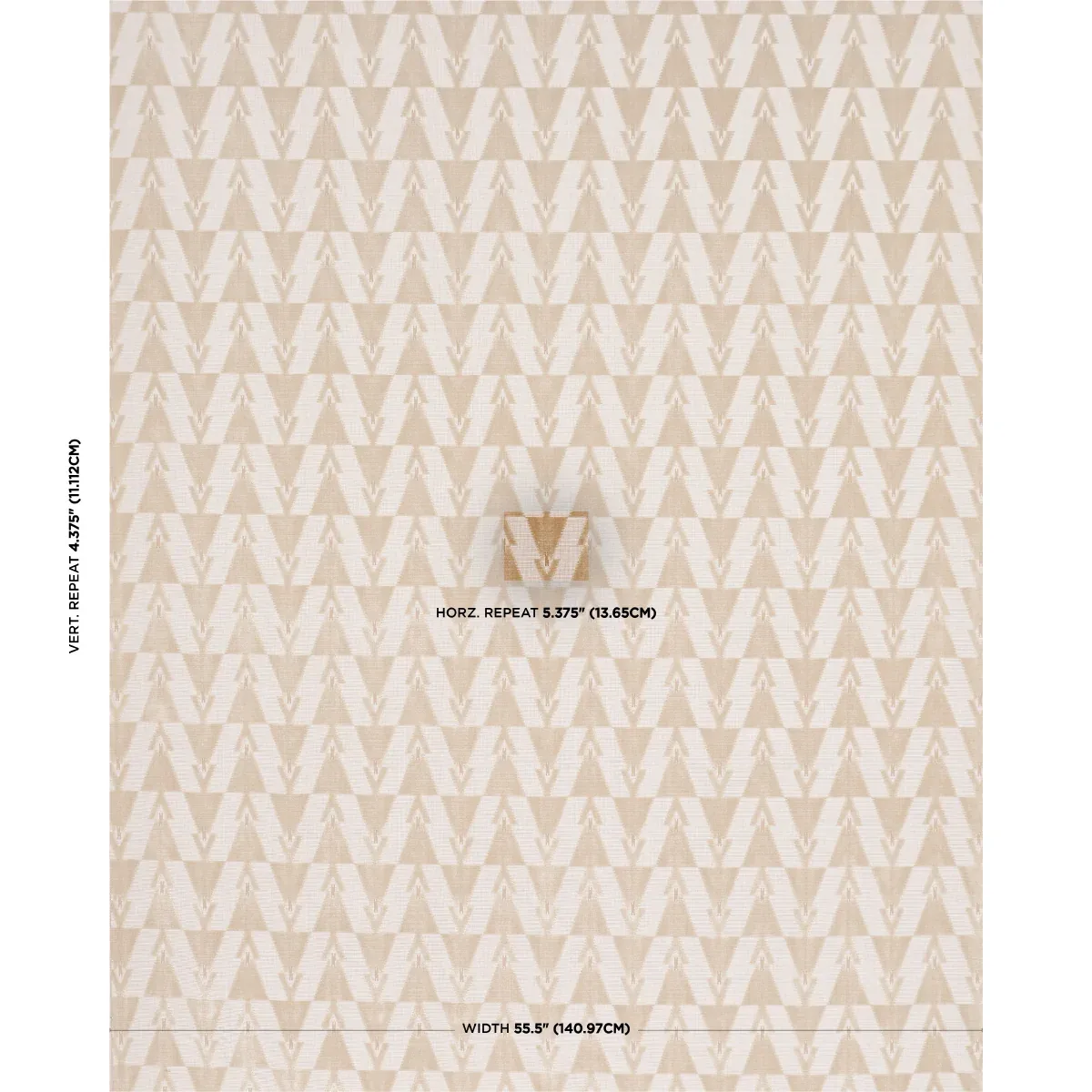 KALIDO VELVET fabric OAT color by Schumacher