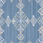 KALINDI EMBROIDERY Fabric – DENIM | Schumacher | Wallpaper T KALINDI EMBROIDERY fabric DENIM color by Schumacher