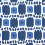KANDIRA Fabric – BLUES | Schumacher | Wallpaper Twins KANDIRA fabric BLUES color by Schumacher