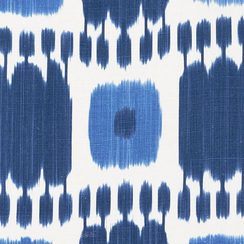 KANDIRA Fabric – BLUES | Schumacher | Wallpaper Twins KANDIRA fabric BLUES color by Schumacher