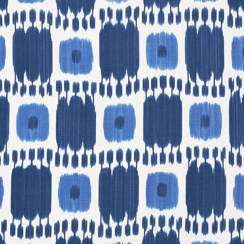 KANDIRA fabric BLUES color by Schumacher