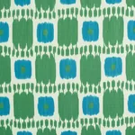KANDIRA fabric PEACOCK color by Schumacher