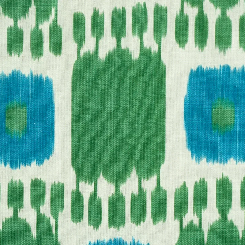 KANDIRA fabric PEACOCK color by Schumacher
