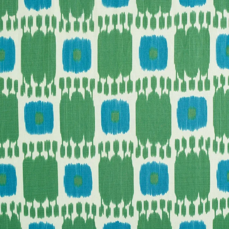 KANDIRA fabric PEACOCK color by Schumacher