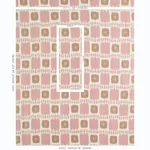 KANDIRA Fabric – PINK | Schumacher | Wallpaper Twins KANDIRA fabric PINK color by Schumacher