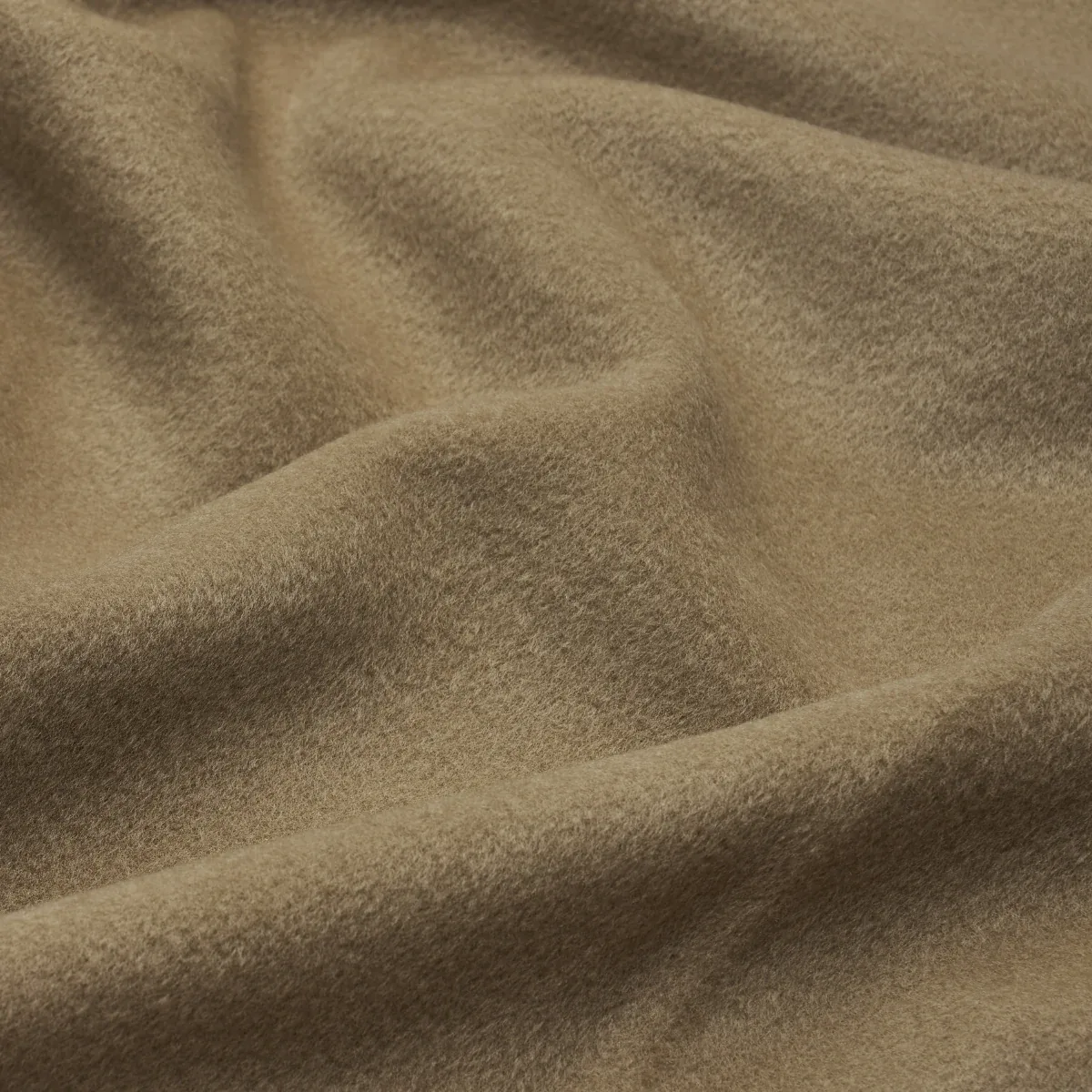 KARLA FLEECED WOOL fabric CAMEL color by Schumacher