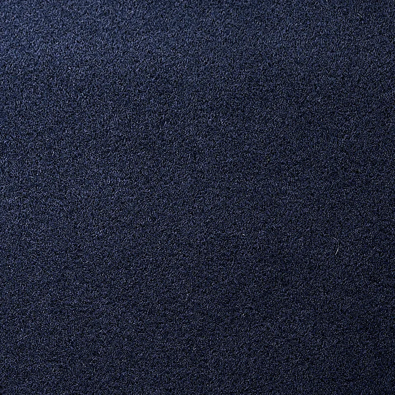 KARLA FLEECED WOOL fabric NAVY color by Schumacher