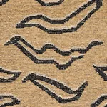 KATA Fabric – CAMEL WITH BLACK | Schumacher | Wallpaper Twin KATA fabric CAMEL WITH BLACK color by Schumacher