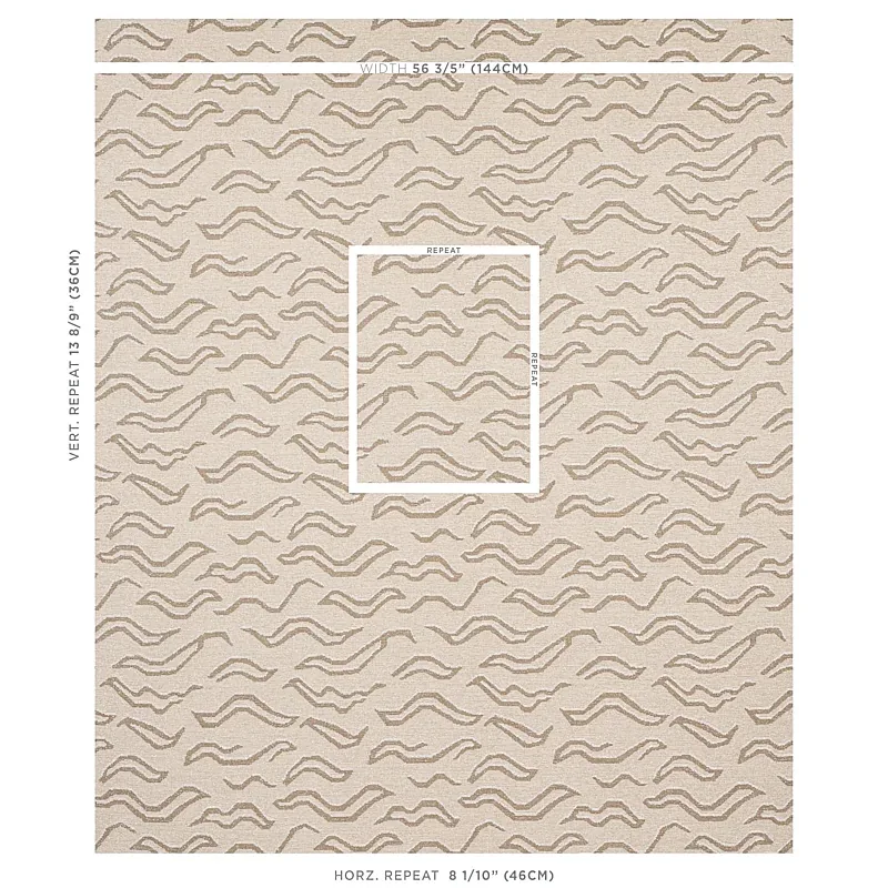 KATA Fabric – LIGHT NEUTRAL | Schumacher | Wallpaper Twins KATA fabric LIGHT NEUTRAL color by Schumacher