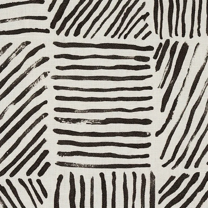KATAMA Fabric – BLACK | Schumacher | Wallpaper Twins KATAMA fabric BLACK color by Schumacher