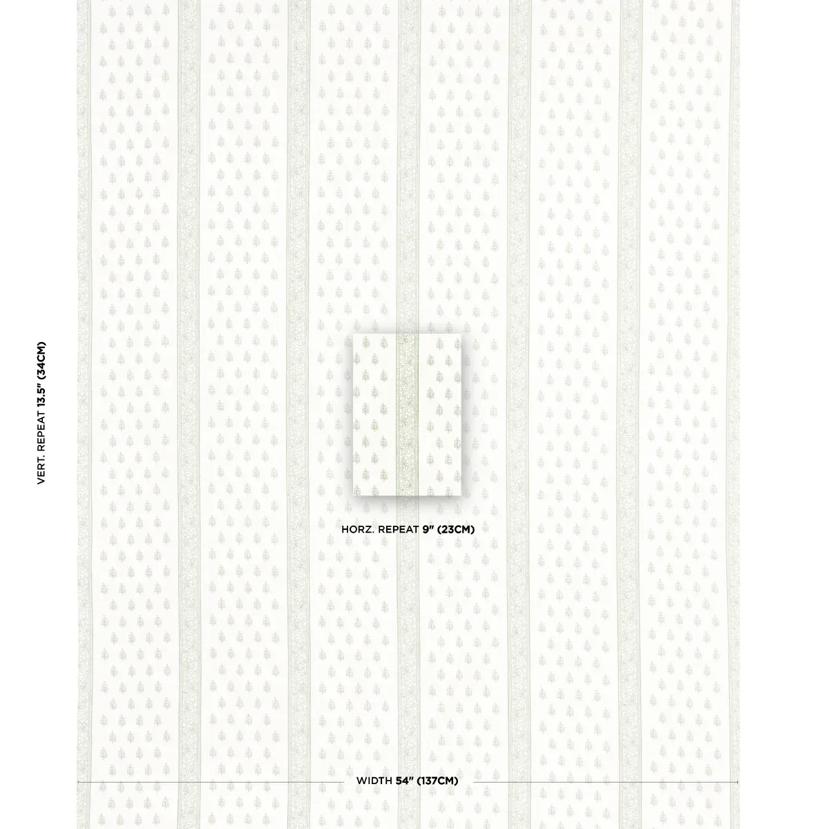 KATSURA STRIPE Fabric – LEAF | Schumacher | Wallpaper Twins KATSURA STRIPE fabric LEAF color by Schumacher