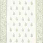 KATSURA STRIPE Fabric – LEAF | Schumacher | Wallpaper Twins KATSURA STRIPE fabric LEAF color by Schumacher
