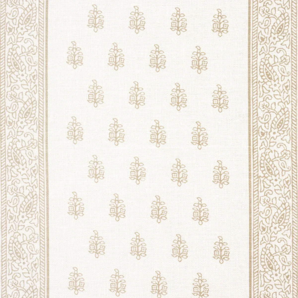 KATSURA STRIPE fabric SAND color by Schumacher