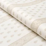 KATSURA STRIPE fabric SAND color by Schumacher