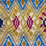 KAYA HAND WOVEN BROCADE Fabric – BLUE | Schumacher | Wallpap KAYA HAND WOVEN BROCADE fabric BLUE color by Schumacher