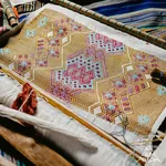 KAYA HAND WOVEN BROCADE Fabric – MOSTAZA | Schumacher | Wall KAYA HAND WOVEN BROCADE fabric MOSTAZA color by Schumacher