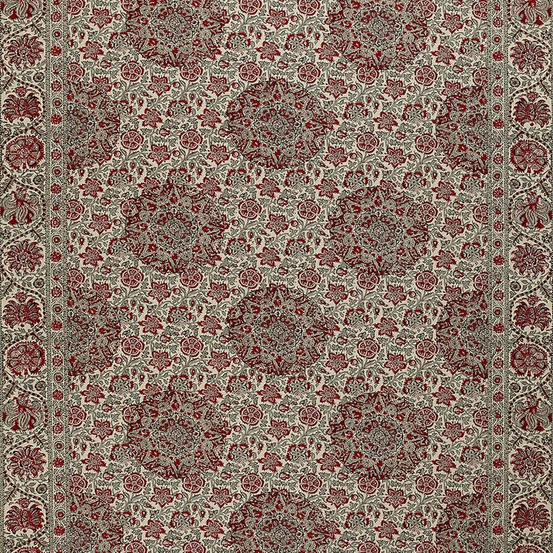 KAYA MEDALLION fabric DOCUMENT color by Schumacher