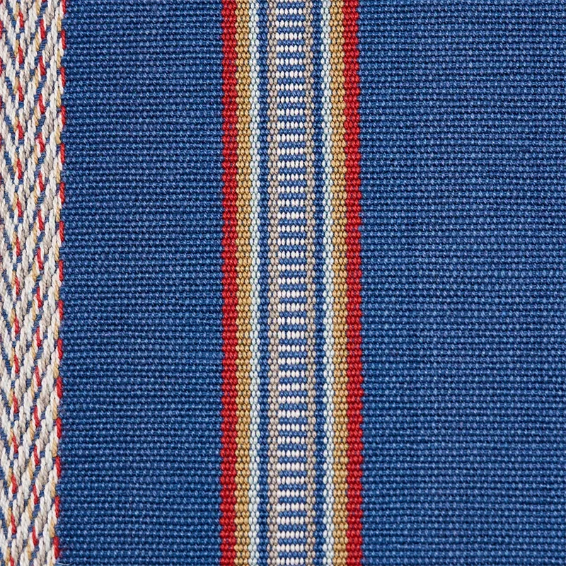 KAYENTA STRIPE Fabric – BLUE | Schumacher | Wallpaper Twins KAYENTA STRIPE fabric BLUE color by Schumacher