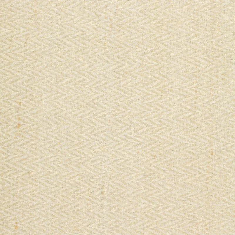 KEIRA SILK HERRINGBONE fabric IVORY color by Schumacher
