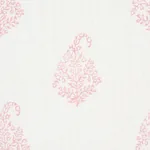 KERALA PAISLEY Fabric – BLUSH | Schumacher | Wallpaper Twins KERALA PAISLEY fabric BLUSH color by Schumacher
