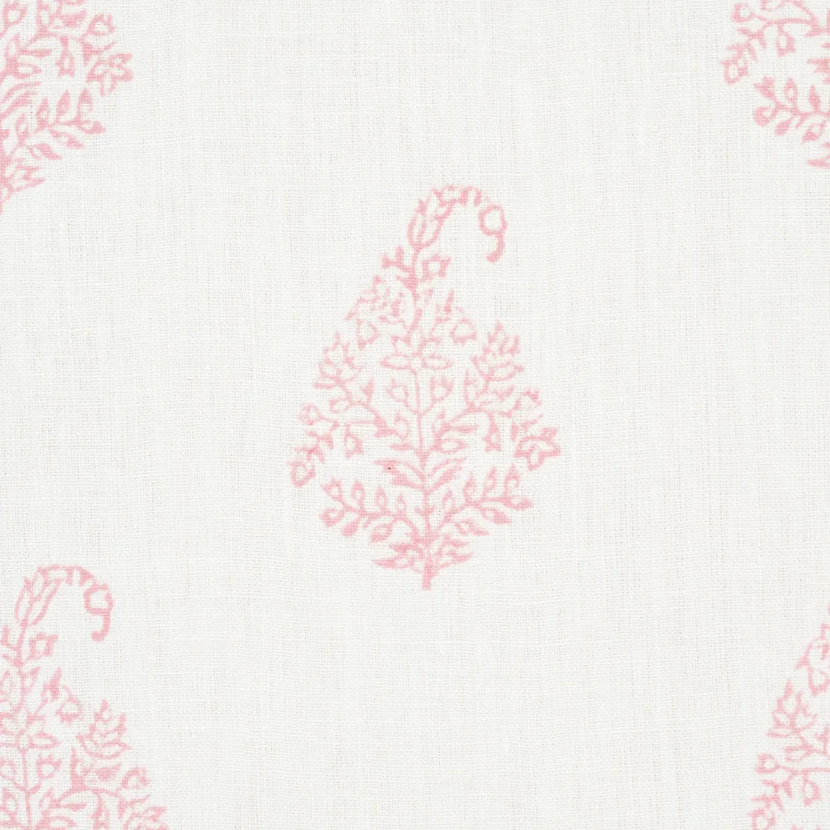 KERALA PAISLEY Fabric – BLUSH | Schumacher | Wallpaper Twins KERALA PAISLEY fabric BLUSH color by Schumacher
