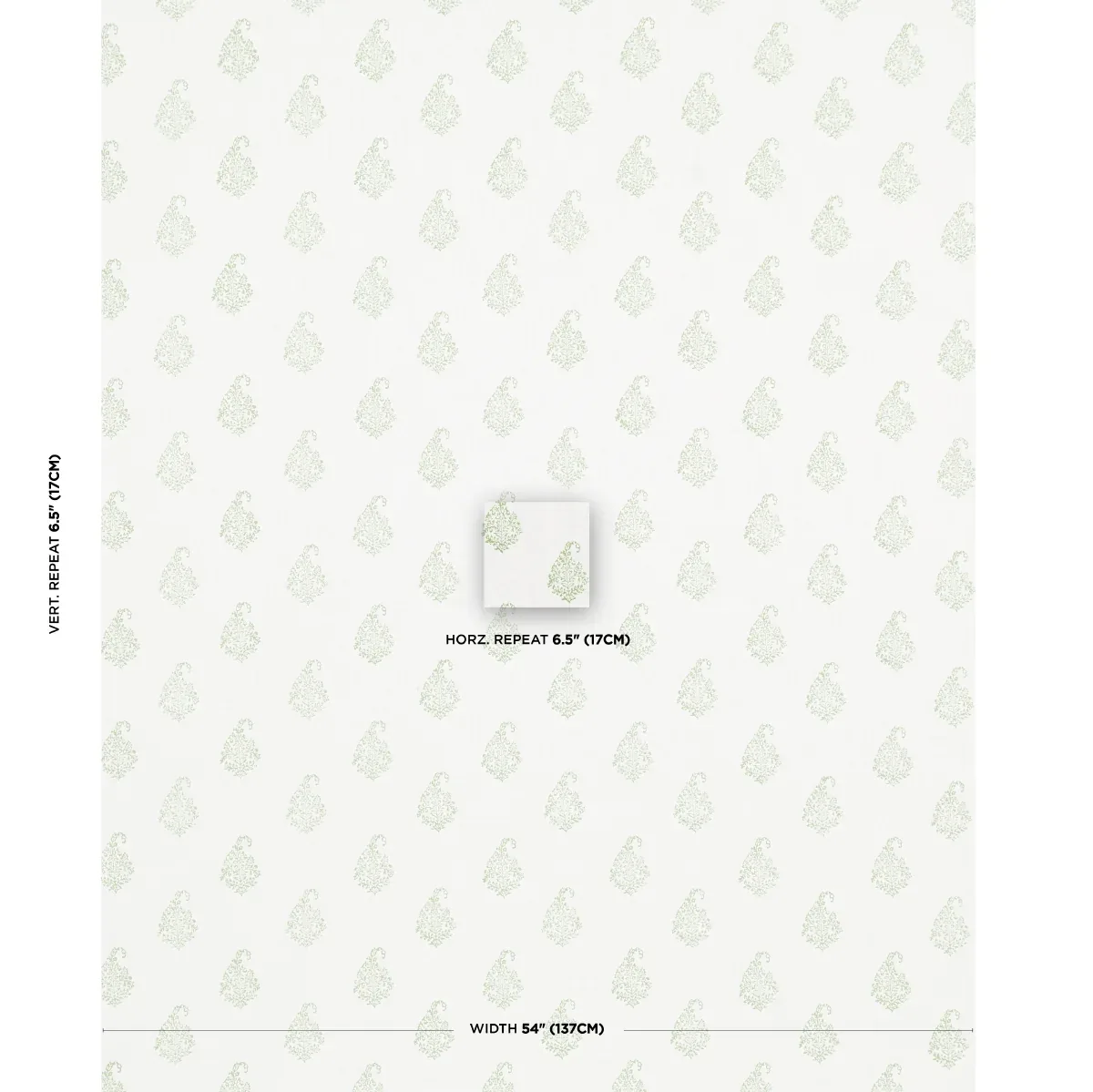 KERALA PAISLEY Fabric – LEAF | Schumacher | Wallpaper Twins KERALA PAISLEY fabric LEAF color by Schumacher