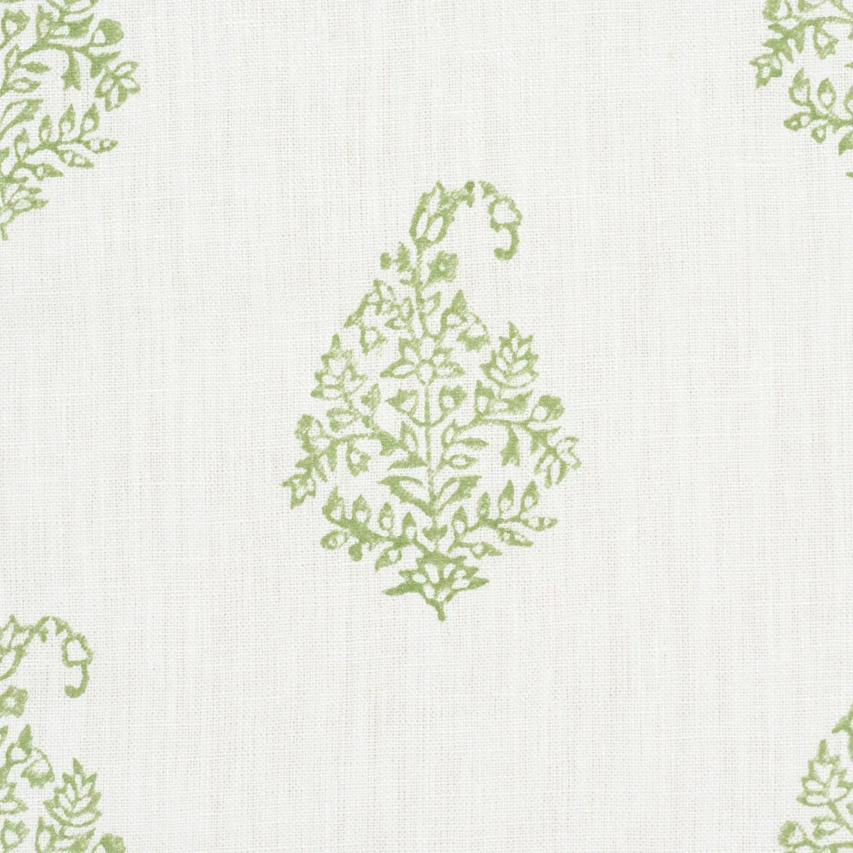 KERALA PAISLEY Fabric – LEAF | Schumacher | Wallpaper Twins KERALA PAISLEY fabric LEAF color by Schumacher