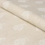 KERALA PAISLEY Fabric – WHITE ON NEUTRAL | Schumacher | Wall KERALA PAISLEY fabric WHITE ON NEUTRAL color by Schumacher