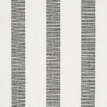 KETLEY PERFORMANCE STRIPE fabric BLACK color by Schumacher