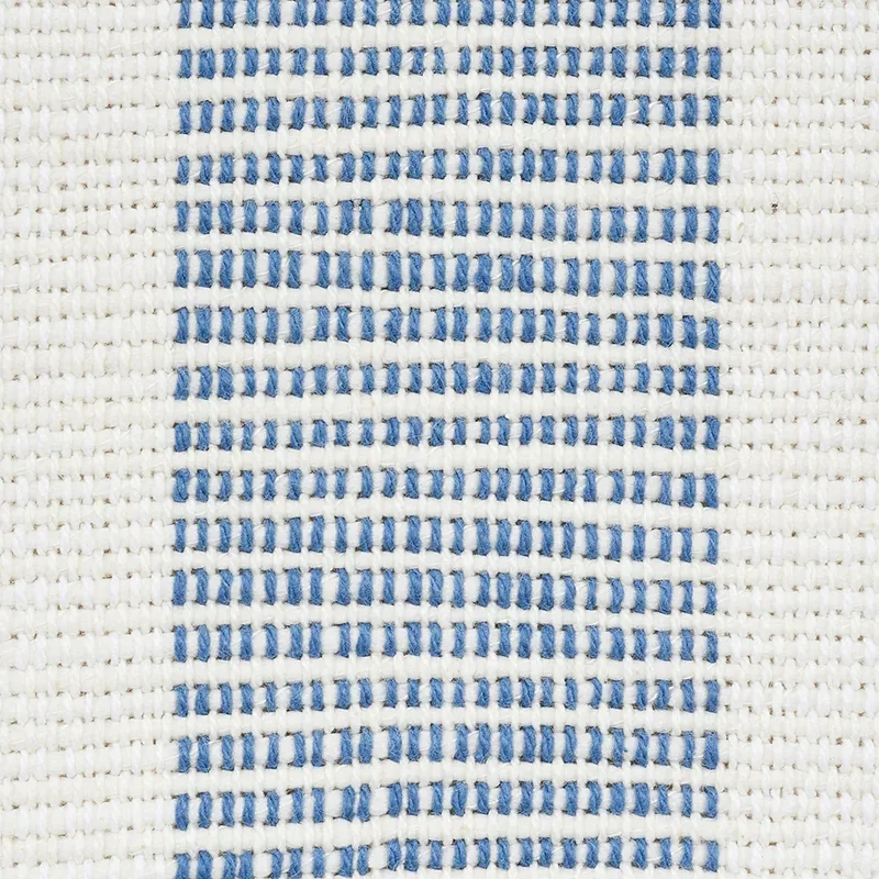 KETLEY PERFORMANCE STRIPE fabric BLUE color by Schumacher