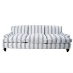 KETLEY PERFORMANCE STRIPE fabric BLUE color by Schumacher