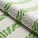 KETLEY PERFORMANCE STRIPE fabric GREEN color by Schumacher