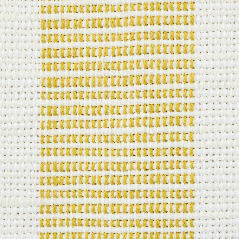 KETLEY PERFORMANCE STRIPE fabric YELLOW color by Schumacher