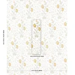 KHILANA FLORAL fabric MARIGOLD color by Schumacher