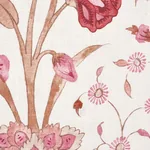 KHILANA FLORAL fabric ROSE color by Schumacher